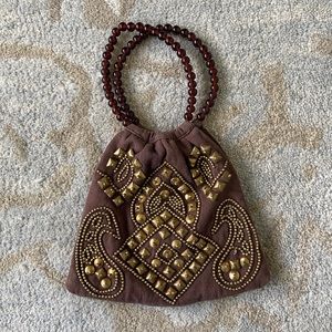 BOGO✨Moyna Gold Beaded Mini Purse